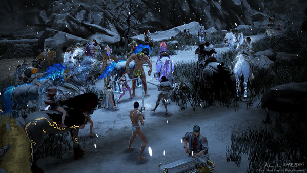 黒い砂漠 覇王ピーク討伐 ドタバタ雪花雪原