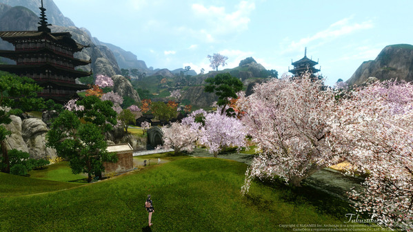 ArcheAge 満開の桜を見に行こう!リュート港の春物語