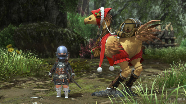 FF14 ララフェル ナイト チョコボ