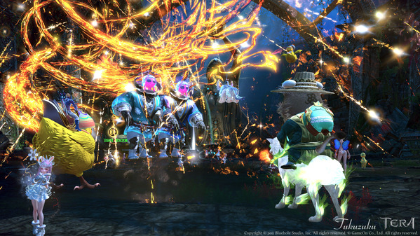 TERA 想い出を残そう！週末TERAイベント 花火 生命の泉