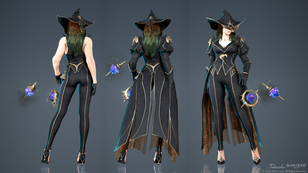 黒い砂漠 ウィッチ [WT]運命の魔女衣装