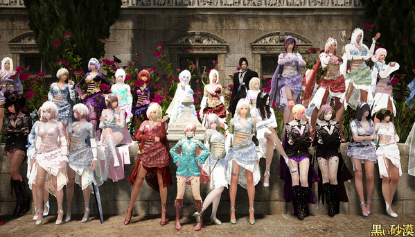 黒い砂漠 春のドレスアバ撮影会21