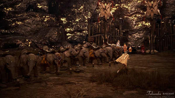 黒い砂漠 荷車象ツアー37