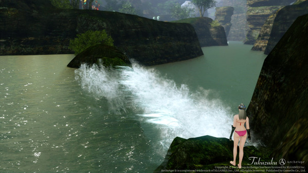 ArcheAge エルフ 水着 ロカ川