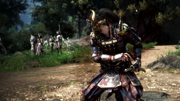 黒い砂漠 忍者 [NJ] 白の山猫アーマー 暗鬼ヘルム