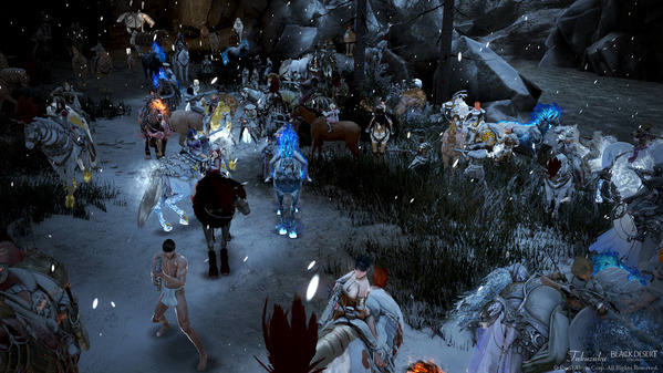 黒い砂漠 覇王ピーク討伐 ドタバタ雪花雪原