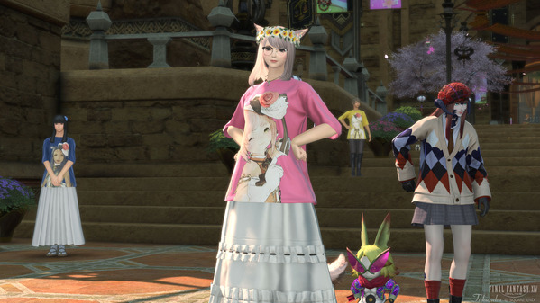 FF14 ウララ・デイリーチュニック:オーバーサイズ ミコッテ