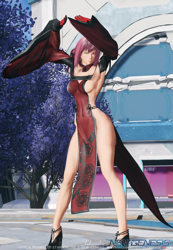 PSO2NGS ヨウャリィハウ紅 コスチューム