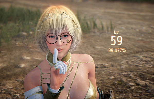 黒い砂漠 ヴァルキリー Lv.59 99%