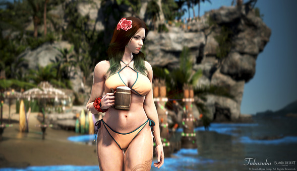 黒い砂漠 ウィッチ [2024年夏限定] バダッカ：ウェーブビキニ衣装