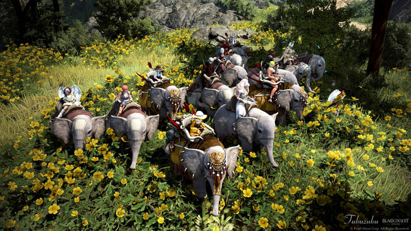 黒い砂漠 荷車象ツアー18