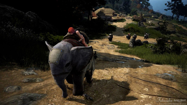 黒い砂漠 荷車象ツアー09