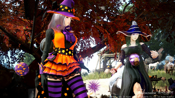 黒い砂漠 ハロウィン魔女の撮影会23