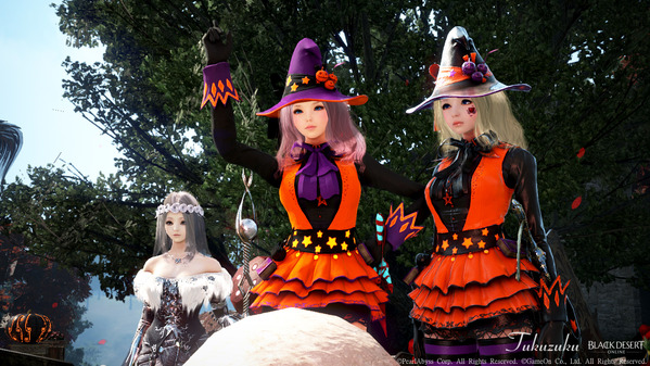 黒い砂漠 ハロウィン魔女の撮影会05
