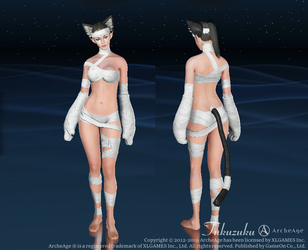 ArcheAge エルフ 呪われたミイラ アバター