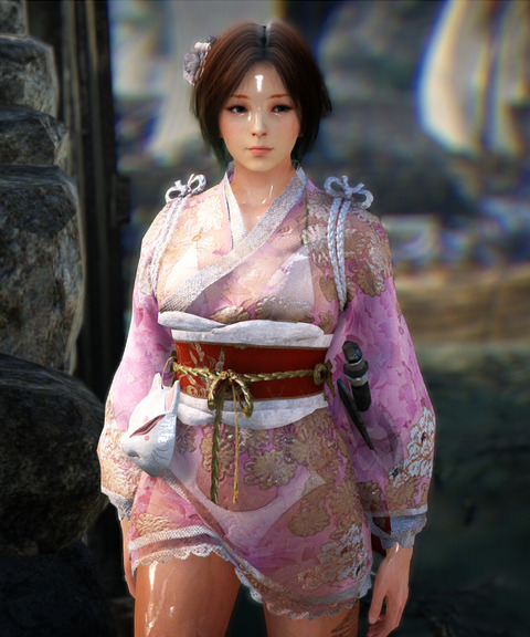 黒い砂漠 浴衣 BlackDesert Witch