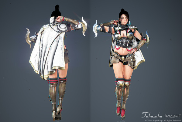 黒い砂漠 くノ一 [KN] 雲の影衣装セット アバター