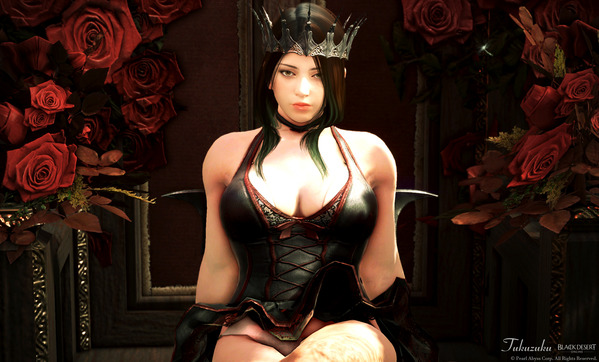 黒い砂漠 ウィッチ [WT]ブラッディハロウィンドレス衣装 ハロウィン