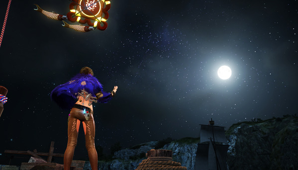 黒い砂漠 ラット港 星空