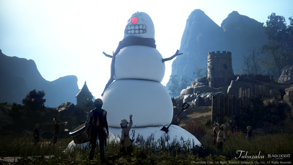 黒い砂漠 クリスマスイベント スノーマン