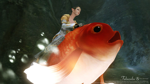 ArcheAge 騎乗ペット 金魚