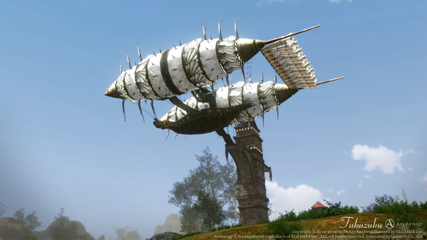 ArcheAge 飛行船 ガランドル平原