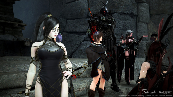 黒い砂漠 黒コーデ撮影会20200322_08