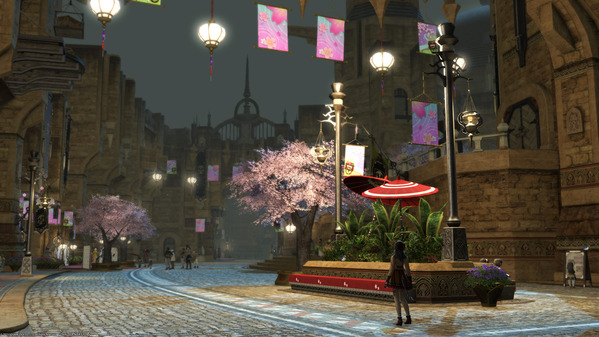 FF14 ウルダハ 桜 装飾