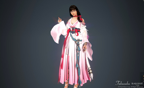 黒い砂漠 メグ [MG]薄紅灼香衣装 メガネ