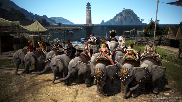 黒い砂漠 荷車象ツアー08