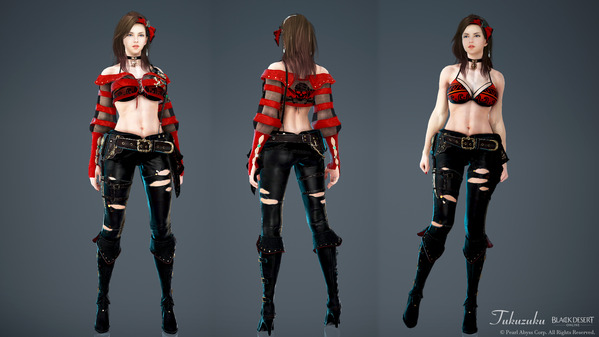 黒い砂漠 ノヴァ [NV]マゴリアの無法者衣装 マント非表示