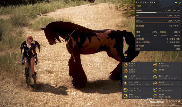 黒い砂漠 4世代馬