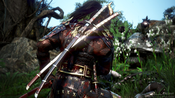 黒い砂漠 忍者 [NJ] 白の山猫アーマー 暗鬼ヘルム