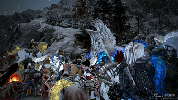 黒い砂漠 覇王ピーク討伐 ドタバタ雪花雪原