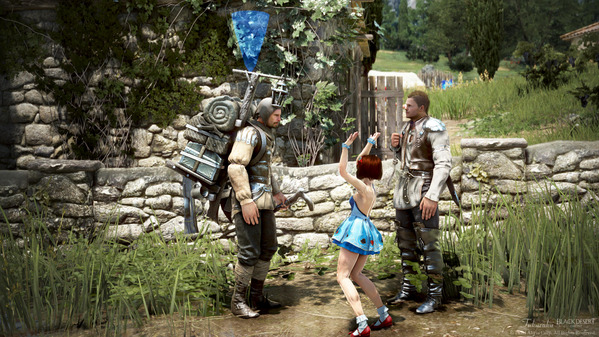 黒い砂漠の世界に現れた 天使と悪魔 善のオーラを持つ住民