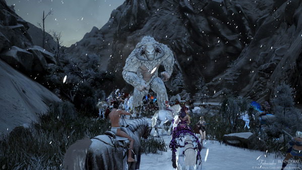 黒い砂漠 覇王ピーク討伐 ドタバタ雪花雪原