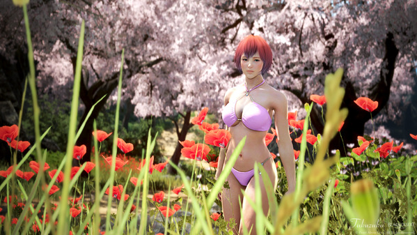 黒い砂漠 ヴァルキリー [VK]ソリエンテビキニ 水着 桜