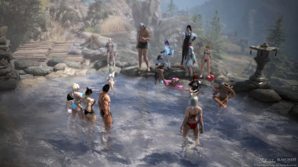黒い砂漠 温泉撮影会16