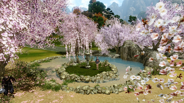 ArcheAge 満開の桜を見に行こう!リュート港の春物語