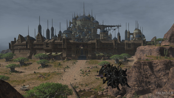 FF14 ウルダハ 魔道アーマー飛行