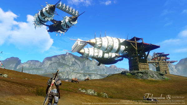 ArcheAge フェレ ホークハント高原 飛行船