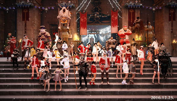 黒い砂漠 クリスマス撮影会02