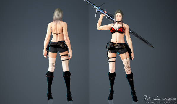 黒い砂漠 ドラカニア [DR]マゴリアの無法者：ショートパンツ衣装
