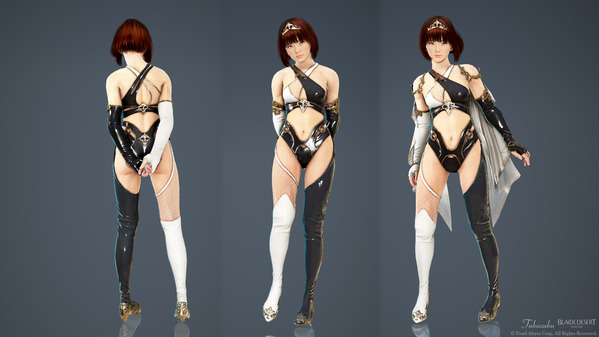 黒い砂漠 チェックメイト：クイーン衣装 リトルサマナー