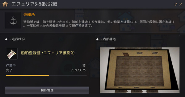 エフェリア帆船 造船