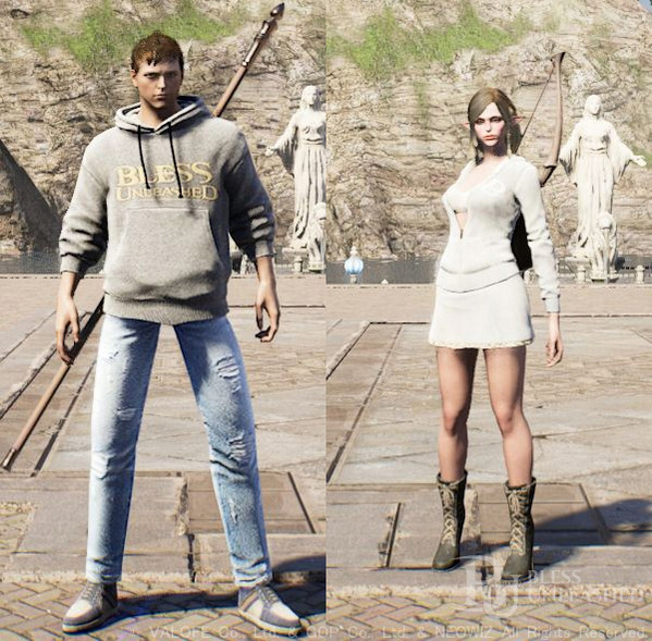 Bless Unleashed ブレスアンリーシュドパーカーコスチューム