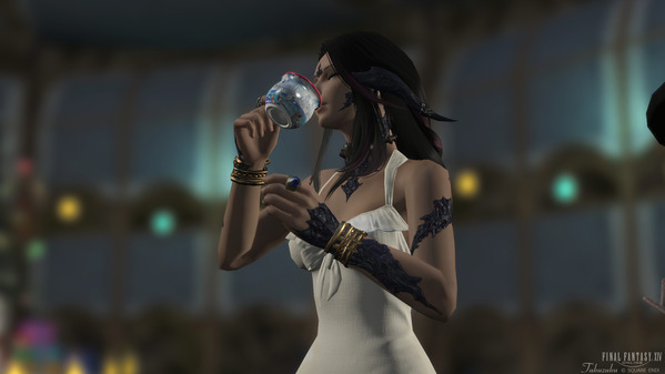 FF14 星芒祭2025 エモート 海都風マグカップで飲む