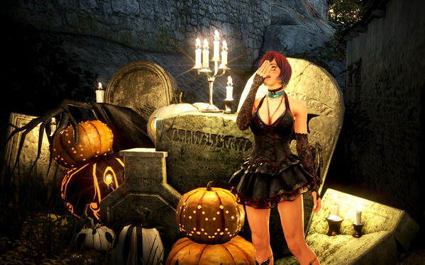 黒い砂漠 ヴァルキリー ブラッディハロウィンドレス