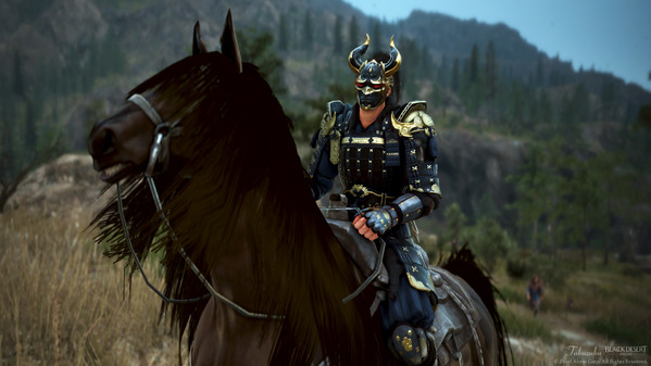 黒い砂漠 忍者 [NJ] 白の山猫アーマー 暗鬼ヘルム