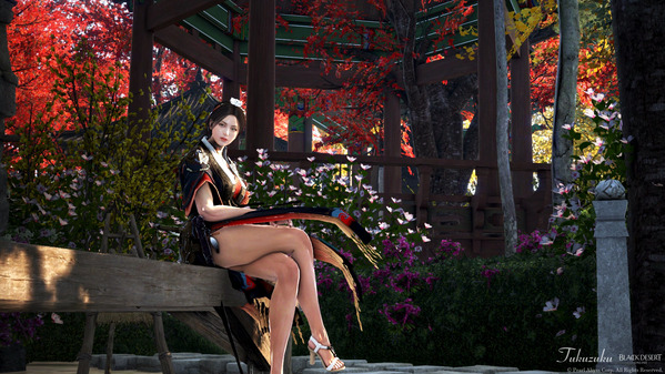 黒い砂漠 オアシスBDO紅葉撮影会044